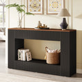Tribesigns Console Table, 55-Inch Wood Entryway Table with Storage, Narrow Long Sofa Table Behind Couch Table for Living Room